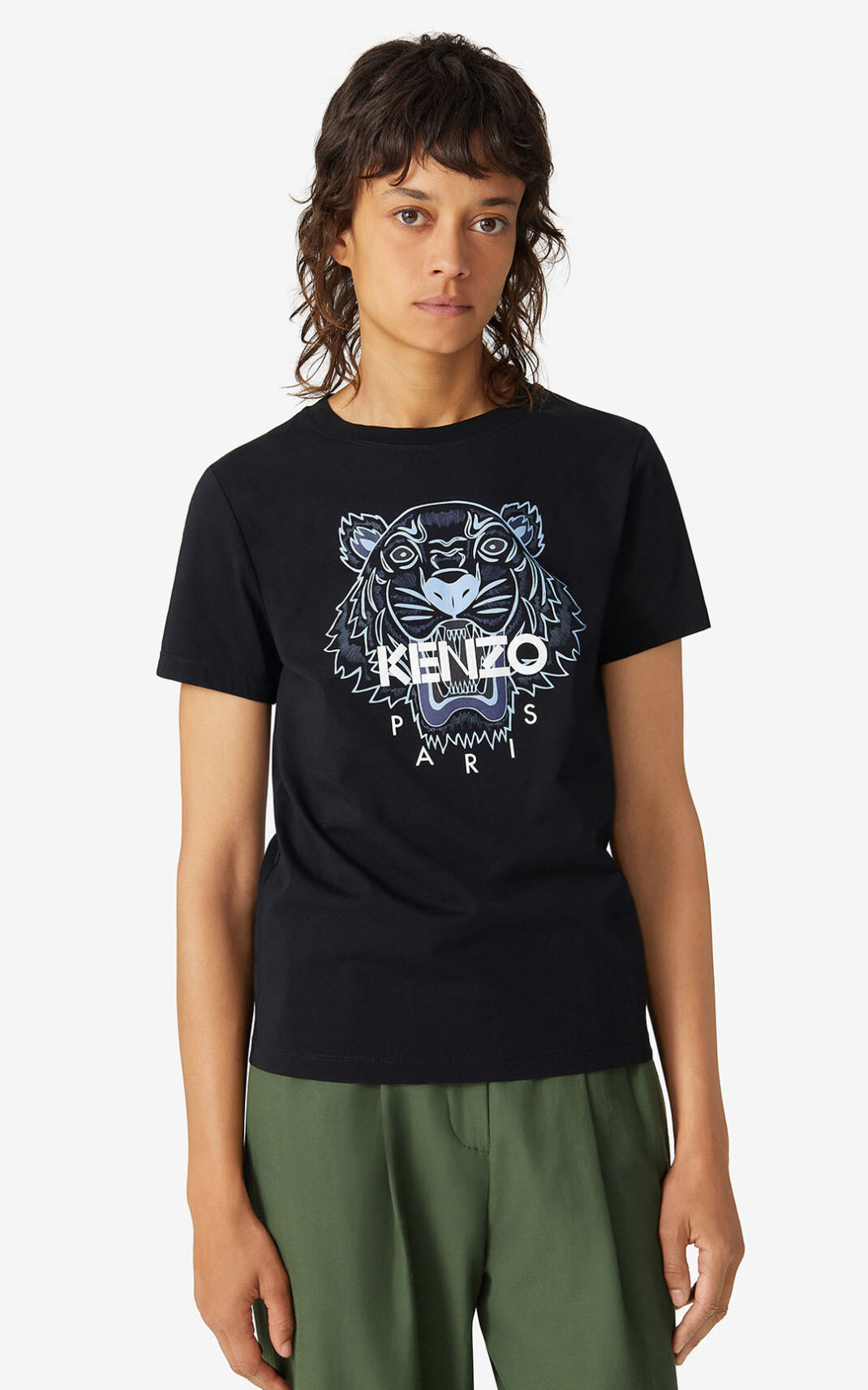 Kenzo Tiger Póló Női Fekete | ID.661030